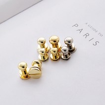 솔트레지 솔트리지 버튼스터드 가죽 가방 공예 단추 부자재 4-8mm 4컬러 [Button Studs for Leather Crafts 4-8mm 4 Colors], 8mm, 실버(Silver)