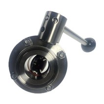 버터플라이 밸브 100a 150 125a 기어식 sus 자동 플라이어 dn25-dn50 tri clamp sanitary stainless, DN400