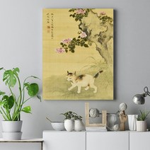 냠냠고양이 민화 도안 고양이 / 민화그리기 원데이클래스 취미 수업자료