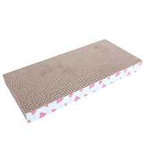 HANPIN 고양이 스크래처 A형 평판형 캣닢포함, 단품