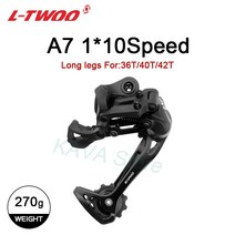 자전거 기어 변속기 부품 LTWOO MTB 자전거 Rear Derailleurs A7 10 단 트리거 시프터 Mountain Bike 10S Shift Groupset 10V 호환 SRAM 시마노, 02 10S A7 RD(Max 42T)