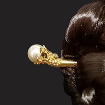 한복비녀 진주 /아크릴진주 /전통비녀16.5cm 18.5cm /헤어장신구