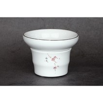 도화 금테 백자 거름망 세트 차망 티망 티용품 도자기 다기 차도구