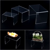 직사각 ㄷ형 아크릴 진열대, 중 170x110x110