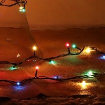 백열미니전구 60구 녹색선 트리전구, 4색