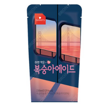 [웰그린]복숭아 에이드 230ml x 10팩 편의점 입안가득 퍼지는 달달한 복숭아맛이 일품 파우치 음료 22년 신제품