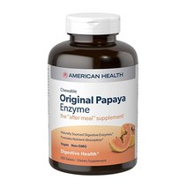 American Health Original Papaya Enzyme 아메리칸 헬스 오리지널 파파야 엔자임 효소 600 정, 기본, 1개