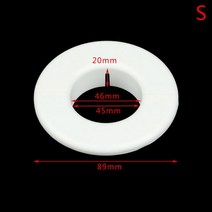 1PC 플라스틱 벽 와이어 구멍 커버 홈 오피스 호텔 가구 하드웨어에 대 한 에어컨 파이프 플러그 장식, S