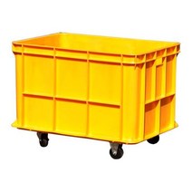 운반상자 바퀴 점보상자 100L 식품-공업용 밀폐용상자, 단품