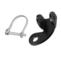 자전거 트레일러 바이크트레일러 뒷바구니 커플러 히치 커플러 견인 바 벌리 용 도, 검은색, 1개