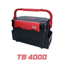 한국다이와정품 태클 박스 TB4000 블랙/레드