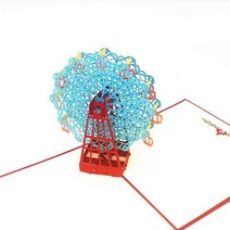 결혼 답례 축의금 고백 편지 봉투 생일 축하 엽서 인사말 선물 카드 빈 종이 3d 수제 팝업 레이저 컷 빈티지 초대장 맞춤, 육군 녹색