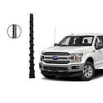 17.8cm(7인치) 유연한 고무 쇼트 안테나 포드 F150 F 150 랩터 F250 F350 픽업 트럭 2009-2020 맞춤형 라디오 AM FM 마스트와 호환