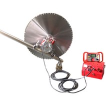 고주파 콘크리트 벽 절단기 아스팔트 보도블럭 커팅기, 9kw 고주파 벽 톱 기계