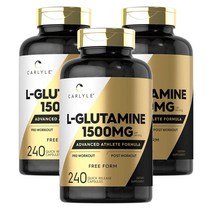 칼라일 Carlyle L 글루타민 1500mg 240캡슐, 3팩
