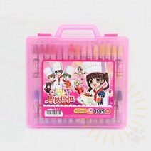 단디 동아크레파스 55색 여 랜덤 치매예방색칠공부