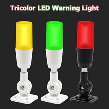 공작 기계 게이트 접이식 SOS 신호 깜박이 경보등 3 색 표시기 부저가 있는 LED 경고등, 04 24V Black handle Q3