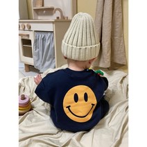 에덴아동복 신생아~겨울기모 스마일 야광 상하세트 주황 베이비상하벌 남아 여아선물용베이비상하벌 출산선물