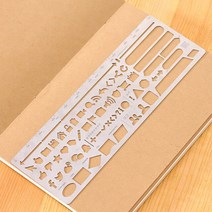크리에이티브 전화 6S 웹 UI 라이프 컷 아웃 드로잉 스텐실 금속 DIY 눈금자 북마크 노트북 플래너 스케치 스테인레스 스틸 디자인, [02] WEB