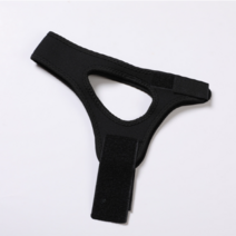 망고냥 이중턱 턱살 처진볼살 브이라인 리프팅 밴드, 블랙, 1개, 블랙