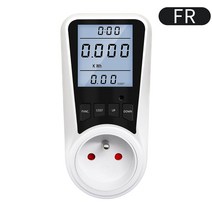 계측기 측정기 탐지기 게이지 디지털 전력계 AC EU LCD 전기 소비 전력량 Kwh 에너지 계량기 FR US BR 분, 03 FR Plug