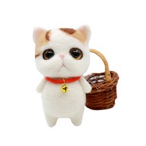 아트베니 DIY 니들 양모펠트 만들기, 고양이1_삼색고양이