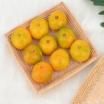 정사각 라탄쟁반 나무 식판 빈티지 우드트레이 다과 베이커리, 기본