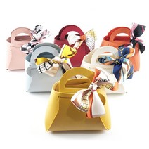 구디백 가방 스카프 인조 가죽 답례품 가방 포장 박스 미니 선물 간식 유치원 어린이집 대형라지, 랜덤_1개