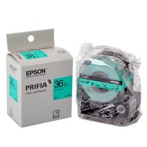 엡손라벨기 라벨테이프 36mm 녹색/검정 라벨테이프호환 엡손테이프 실용적 라벨류용지 라벨테이프카트리지
