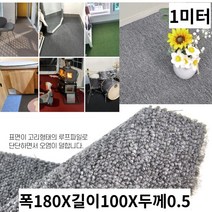 캠핑카 펜션 산장 거실 바닥냉기차단 소음완화 방염 롤카페트 실내 카페트 180x100 러그