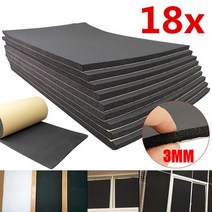 스펀지 자동차 풍절음 방진 패드 방음 매트 흡음 테이프 9pcs 50x30cm 3mm 코 튼 사운드 데드너 후드 엔진 보닛 소음 절연 흡수, 금, CHINA
