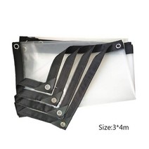 비닐하우스짓기 베란다 이케아 미니온실 조립비닐하우스발코니 두꺼운 유지 따뜻한 필름 tarp boat car truck canopy rain cloth 방수 천 tarpaulin, 협력사, 3x4m