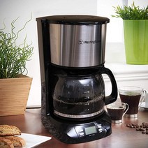 Westinghouse 220 볼트 커피 메이커 220v 240 볼트 디지털 프로그래밍 가능한 커피 기계 영구 필터 & 핫 플레이트 (미국에서 사용하지 마십시오)