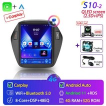 안드로이드 11 현대 IX35 투싼 20092015 용 9.7 인치 카 라디오 멀티미디어 2 딘 내비게이션 카플레이 스테레오 헤드 유닛 오디오 스피커, CHINA_S10-2 Fan-Camera