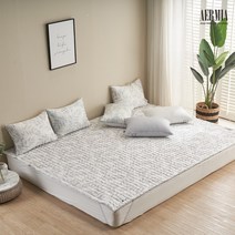 [에르미아] 세레니티 풍기인견 패밀리 패드 겸 카페트 침대 매트패드 패밀리사이즈 (230x200), 그레이