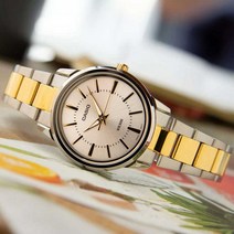 카시오 클래식 금장 메탈시계 남성 정장 손목시계