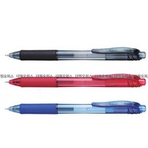 펜텔 에너겔X 0.4 0.5 0.7mm 수성노크펜 1타(12자루), BLN105 레드