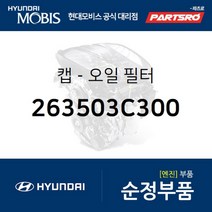 캡-오일 필터 (263503C300) 그랜저TG 베르나 에쿠스 제네시스 클릭 I30/I30CW 베라크루즈 현대모비스 부품
