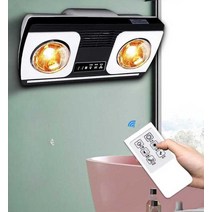 욕실난방기 전기난로 난방등 히터 난로 온열기, 실버