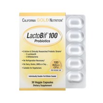 CGN 캘리포니아 골드 LactoBif 100 락토비프 1000억 유산균 베지캡슐 30개입