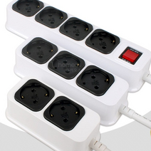 원터치 클릭탭 안전 절전형 멀티탭 콘센트, 4구 3m