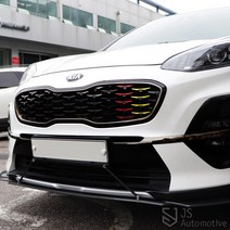 [JS AUTOMOTIVE] 기아 스포티지더볼드 본넷 그릴커버 포인트 3색 몰딩 데칼시트지 포인트 패널 랩핑 악세사리 인테리어 튜닝 용품, A.독일(조수석)