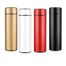 온도표시 분유보온병 500ml 진공 보온 - 51668EA, 화이트
