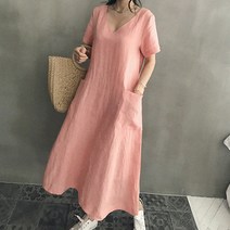 프라랑 아리엘 린넨 롱 원피스