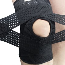 아케나 무릎보호대 좌우 2개 세트, 블랙 XL