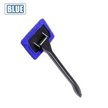 3d스캐너 3d스캔 자동차 청소 세척 브러시 도구 긴 손잡이 창 클리너 키트 앞 유리 와이퍼 마이크로 화이, 01 1Pc Blue