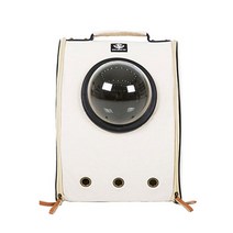 딩동펫 반려동물 우주선 백팩, 아이보리