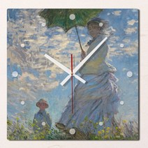 바보사랑 pj118 양산을든여인 인테리어벽시계.꾸밈, A타입-원형