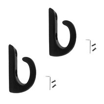 나인봇 맥스 G30 용 전동 스쿠터 프론트 후크 가방 걸이 보관 행거 액세서리 블랙 2 개