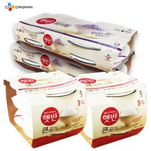 CJ 햇반 큰공기300g 6개+흑미밥210g 8개(총14개), 1세트
